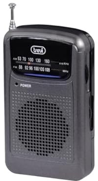 Trevi RA 710 GMG Radio Portatile 2 Bande AM FM con Presa Cuffie, Alimentazione a Batterie AAA, Compatta e Leggera