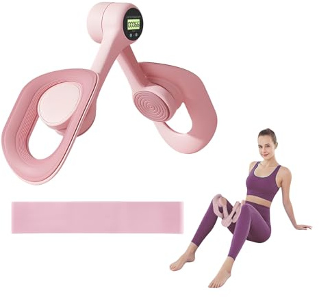 Pelvic Floor Exercise Devices - Home Gym Equipment for Exercising Thighs, Anti-Slip Design Kegel Pelvic Floor Trainer for Women, Thigh Exerciser with Intelligent Screen Display for Counting