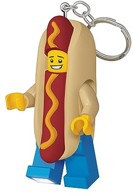 LEGO IDKE119 Hot Dog Man Keylight Keyring