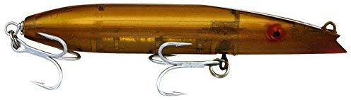 Super Strike Zig Zag Darter Lure, 1 Piece, Transparent Amber, Saltwater Fish, 2-3/8 oz, 6-5/8