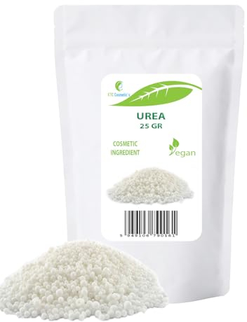 Urée cosmétique - 25 gr - convient aux crèmes, lotions, gels, fluides, produits nettoyants, y compris les shampooings et les nettoyants pour le corps, les peaux squameuses et craquelées