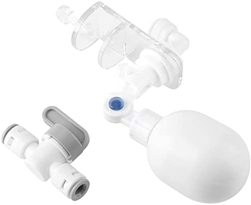 Tiardey Auto Water Filler Controller Sistema di Auto-rabbocco Regolatore del Livello dell'Acqua Valvola a Galleggiante Regolabile Montaggio per Acquario Pet Supplies