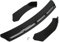 Spoiler per Paraurti Anteriore, 3 Pezzi Kit Carrozzeria per Paraurti Anteriore Spoiler Universale Ala per Auto Modifica per Automobile(Nero)