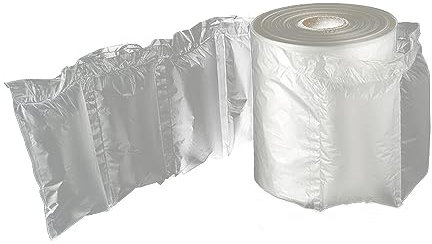 axGear Bolsas de relleno de burbujas de aire con película de cojín de aire, 1600 pies x 7.8 x 3.9 pulgadas por rollo