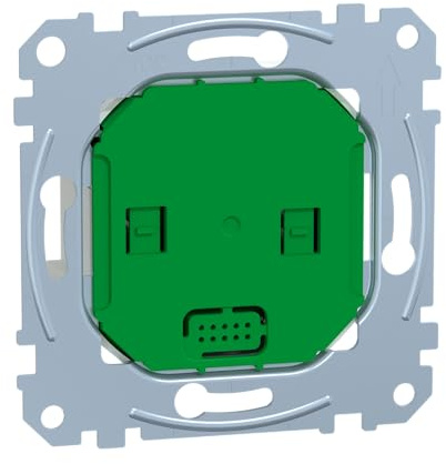 Schneider Electric Merten Connected Smart Home Raumtemperaturregler-Einsatz 2A, Unterputz, Standalone oder per App, kompatibel mit Wiser, Alexa, Google, ZigBee, Artikelnummer MEG5777-0000