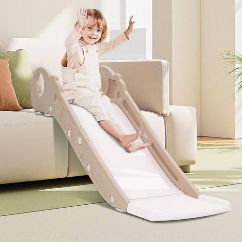 Toboggan de canapé pour enfants, toboggan pour canapé et lit, toboggan de jeu d'intérieur pour garçons et filles à partir de 2 ans (kaki)