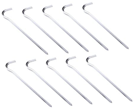 BESPORTBLE 12stücke Teiliges Zeltheringe Aus Robustem Sturmsicher Und Langlebig Kompakt Und Leicht Für Outdoor Camping Garten Und Harte Böden Praktisches Zubehör Zur Bodenfixierung