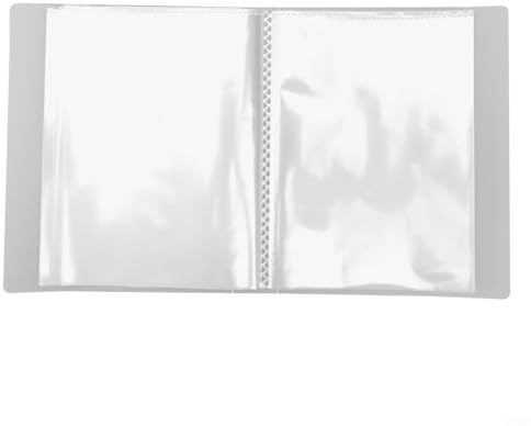 Album photo transparent étanche de 10 x 15 cm avec 40 pochettes de grande capacité en polypropylène compact et portable pour photos, cartes, autocollants, certificats