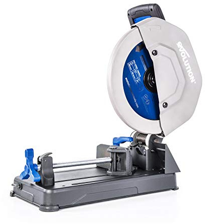 Evolution S355CPSL – Heavy Duty 14 Inch Metal Cutting Chop Saw W/ 14 Inch Carbide-Tipped Blade | Dry Cut | Miter 45° | Chop Saw For Cutting Metal – Accurate. Powerful. Reliable