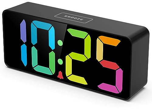 Welgo 7.5 Inches Big Number Alarm Clock for Seniors & Kids