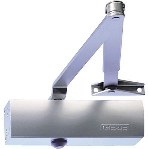 GEZE Türschließer TS 1500 EN 3-4 mit Gestänge, Festellung Türbeschlag silber