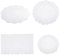 60PCS Lace Paper Doilies - Assorted White Rectangular, Oval, and Round Decorative Doilies for Wedding, Party, Cakes, Craft, Table Plates, and Saucers