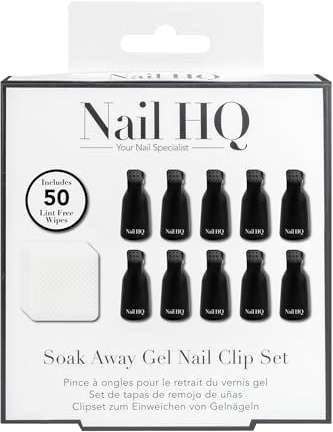 Nail HQ Soak Away Gel Nail Clip Set