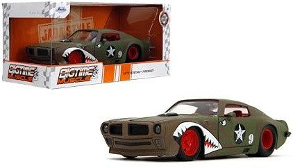 Jada Pontiac Firebird Custom Coupe 1972 Military Green