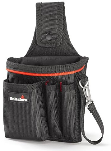 Techniker-Gürteltasche von Hultafors I Werkzeug-Gürtelhalter mit 8 Taschen I Robustes Material mit 1680 Denier I Stabiler Werkzeugholster I 592020