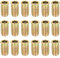 sourcing map 18Pcs Threaded Inserts Nuts, M10x30mm Hex Socket Drive Nut Inserts for Wood - Carbon Steel Screws Furniture Screw in Nuts Bolt Fastener