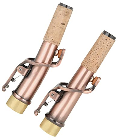 LIGHTAOTAO 2pezzi Ricambio Per Collo Sax Accessori Professionali Per Sassofono Soprano Design Pratico e Durevole Facile Da Montare e Smontare