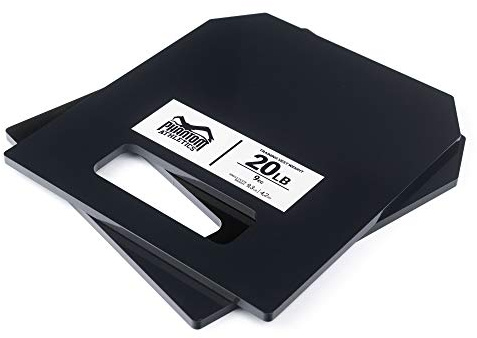 Phantom Athletics Weight Plate Set 9 kg (20Lb), Senza Gilet