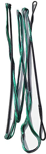 SHARROW Bogensehne Bogenschießen Fast Flight Bogensehne 60 62 66 68 70 Dacron Bogensehne handgefertigter Ersatz 16 Stränge für Traditionellen Recurvebogen Langbogen (60 Zoll/144 cm, Typ 2:)