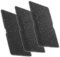 VIALIA 3er Set Filter 2964840100 kompatibel mit Beko, Grundig, Blomberg und ElektraBregenz Trockner Wärmepumpentrockner, Grob, 240 x 150 x 10mm, Wäschetrockner Schwammfilter
