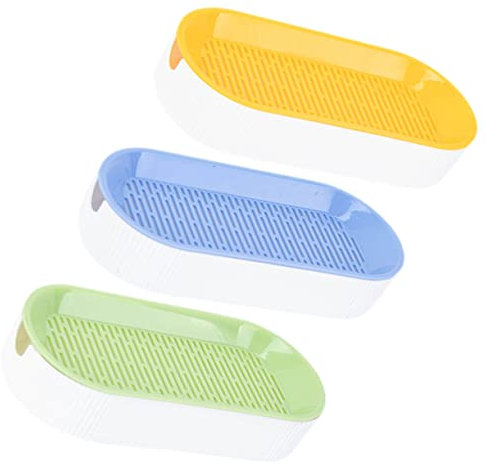 VILLFUL 3pcs Hydroponic Cat Grass Planter Practical Soilless Cat Grass Box Creative Plant Nursery Box for Indoor Friendly Plants