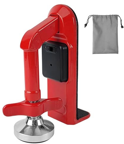 Alarme Bloqueur de Porte, Rouge Portable Bloque Porte, Anti-Effraction Door Lock Alarme, Bloqueur Sécurité Porte D'entrée pour la Protection Personnelle des Hôtels et des Voyages (sans Pile) (Rouge)