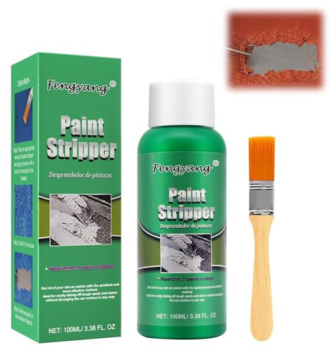 Fengyang® Paint Stripper,Streak Free Paint Stripper, Automotive Paint Stripper, Paint Remover for Metal Surfaces,Paint Remover for Wood, Efficient Paint Removers for Auto Marine Paint(100ml)