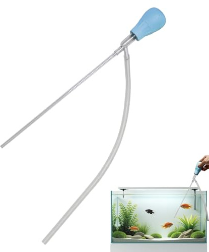 Manueller Wasser Wechsler, Aquarium Sauger, Aquarium Mulmsauger, Kiesreiniger Saugpipette Für Tägliche Pflege, Verbesserung Der Wasserqualität, Öffnen Und Wiedereröffnen Des Aquariums
