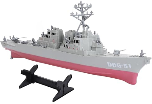 Beaupretty Modelo De Barco De Guerra De Resina para Niños, Juguete De Buque De Guerra Estático, Tamaño Único, Decoración Dormitorio Infantil, Cumpleaños