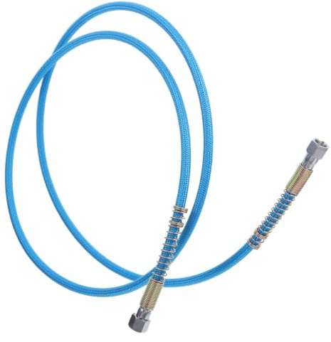 OSALADI Manguera de Alta Presión y Fácil Instalación para Plancha de Vapor Flujo de Vapor Mejorado Color Azul de Hierro y PTFE para Uso en Casa y Lavandería