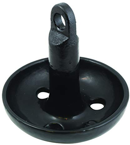Attwood Cast Iron Mushroom Anchor, 8-Pound, Black PVC-coated