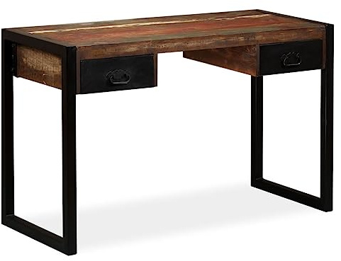 vidaXL Massivholz Schreibtisch Computertisch Bürotisch Arbeitstisch Büromöbel