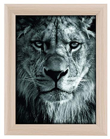 goldbuch 92 0764 Bilderrahmen Toscana aus Holz, Fotorahmen für Bild im 15x20 cm Format, Portraitrahmen mit Aufsteller & Wandhalterung, Einzelrahmen aus MDF, Foto Rahmen, Natur