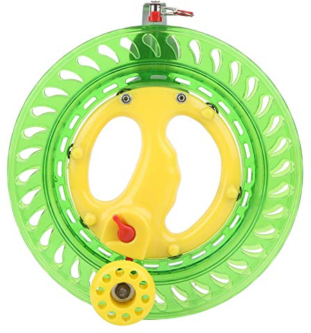 Angelschnur-Rollendraht, ABS Multifunktions-Seefischerei-Rad Handdrahtwicklung Fliegenschnur Angelrollen-Zubehör (Grün)