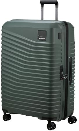 Samsonite Intuo - Spinner L, Erweiterbarer Koffer, 75 cm, 105/115 L, Grün (Olive Green)