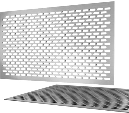 DeinLichtschacht – Lichtschachtabdeckung Edelstahl – Langlöcher – 1040x420mm – Rostfrei – Begehbar – Mit Insektenschutz – Einfache Montage – Hochwertiges Design & Funktion – Made in Germany