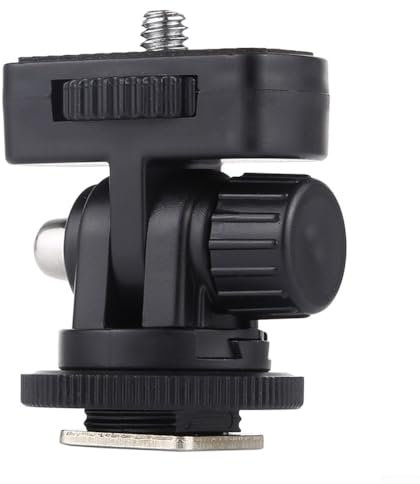 Elegante e funzionale nero Hot Shoe Mount Adapter per fotocamere professionali