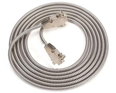 BINGNU Encoder Scala lineare, Cavo di prolunga DRO con connessione Anti-interferenza a Reticolo Magnetico a lineare, Cavo schermato a 9 Fori Db a 5 Nuclei per tornio fresatrice(DB9-8core wire-3M)