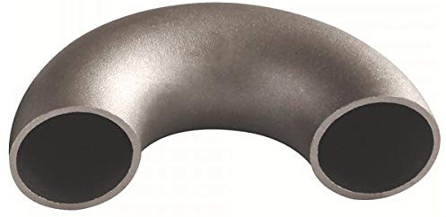 Schweißbogen 180 Grad kurz 60,3 mm 2 DN 50 schwarz