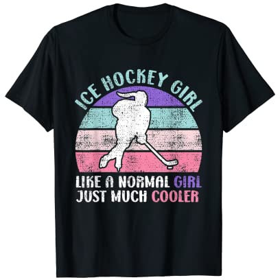 Ice Hockey Girl Eishockey T-Shirt
