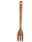 BESTonZON Couverts à salade en bois, fourchette à manche de 25 cm, ustensiles de cuisine, pour mélanger et retourner, fourchette en bois faite à la main pour salade, légumes et barbecue