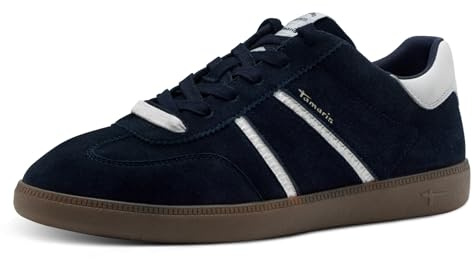 Tamaris Damen Low-Top Sneaker, Frauen Halbschuhe,Strassenschuhe,Sportschuhe,Freizeitschuhe,Turnschuhe,Laufschuhe,Freizeit,Navy,39 EU
