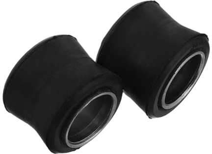 PRETYZOOM Kit 2pezzi Boccole in Gomma e Lega per Ammortizzatori Posteriori Moto 14mm per Comfort Migliorato e Stabilità Ottimale Nero