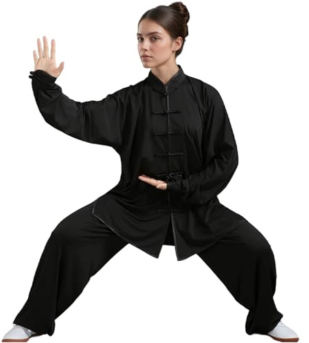 CNAFGBGG 1 set Tai Chi-kläder, traditionell Kung Fu-uniform, lätta kinesiska kampsportkläder för unisex, extra stor