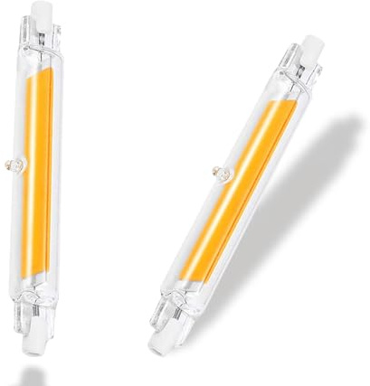 Vipfenturi mpoules R7S LED 118 mm, dimmerabile, 20 W, equivalente a lampadina alogena 118 mm, 200 W, senza sfarfallio, bianco naturale 4500 K, 2000 lm, AC 220 – 240 V, illuminazione a fascio 360 gradi