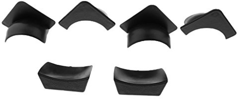 MagiDeal Set de 6pcs Doublures en Plastique De Table De Billard Snooker - 4 Coins, 2 Côtés