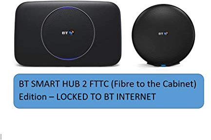 BT Smart Hub 2 and Complete Wi-Fi Disc Bundle - AC Wireless Dual Band Router DSL Modem