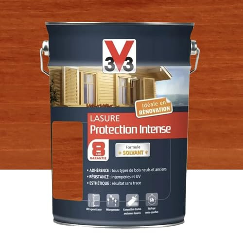 V33 Lasure Protection Intense 8ans Pin d'Orégon - 5 L