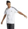 adidas Herren Essentials Single Jersey 3-Stripes Tee, White / Black, M