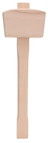 Glomora Mazo De Carpintero De Madera, Martillo Multiusos Para Carpintería De 12,6 Pulgadas Para Artesanía Profesional Y Proyectos Domésticos